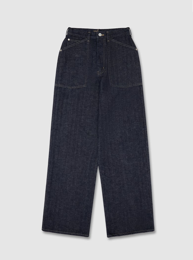 URBANIC30 herringbone ダークデニム ストレートパンツ XS URBANIC30 herringbone デニム S 【公式通販】