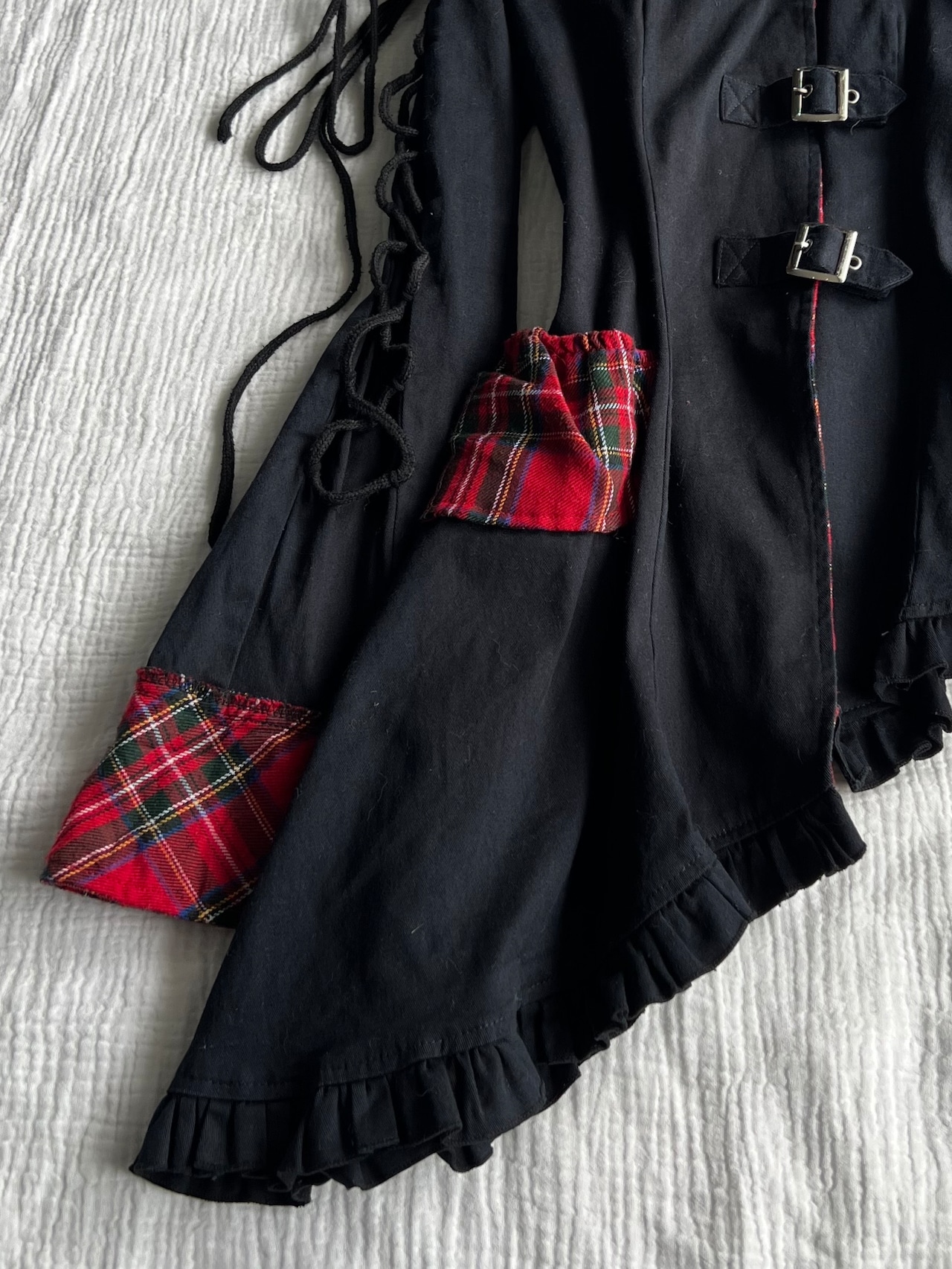 "BODYLINE" Bat Lace-up Jacket