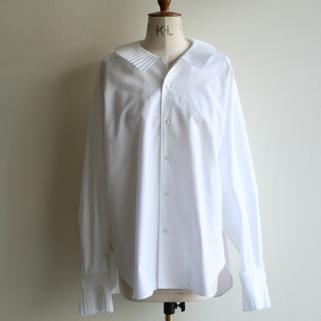 JUN MIKAMI 【 womens 】 pleats collar shirts