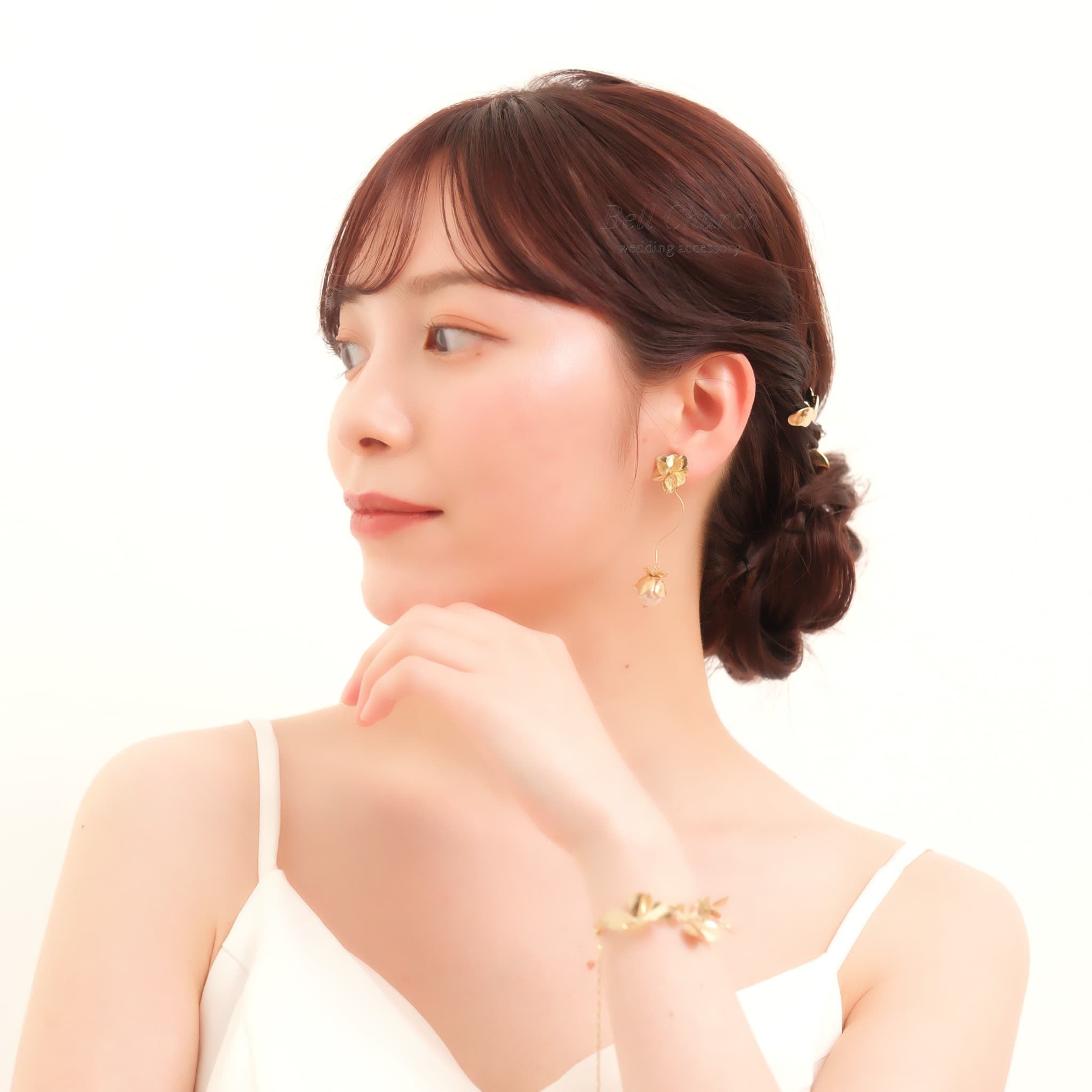 ウェディング ピアス イヤリング｜ニッケルフリー ロングピアス 揺れる
