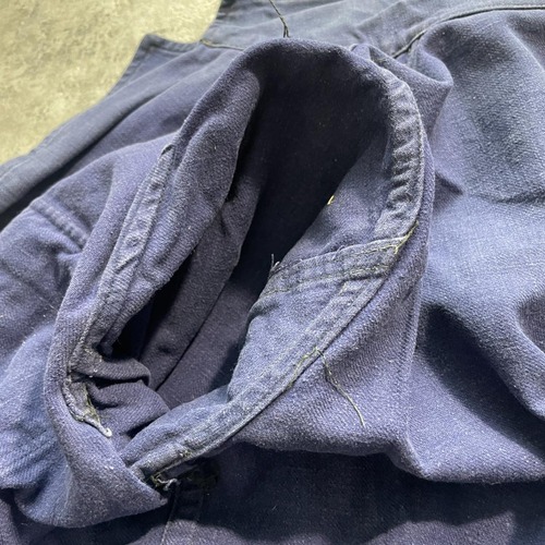 50-60s Barbe Bleue コットンツイル メカニックジャケット 詳細写真4