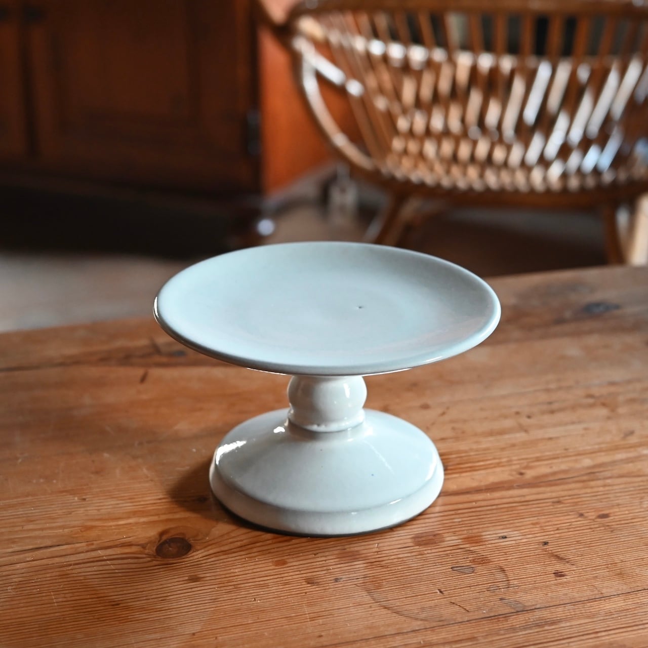 rpm / 高杯(たかつき) 平なり〈陶器・食器・お皿・コンポート・ケーキ