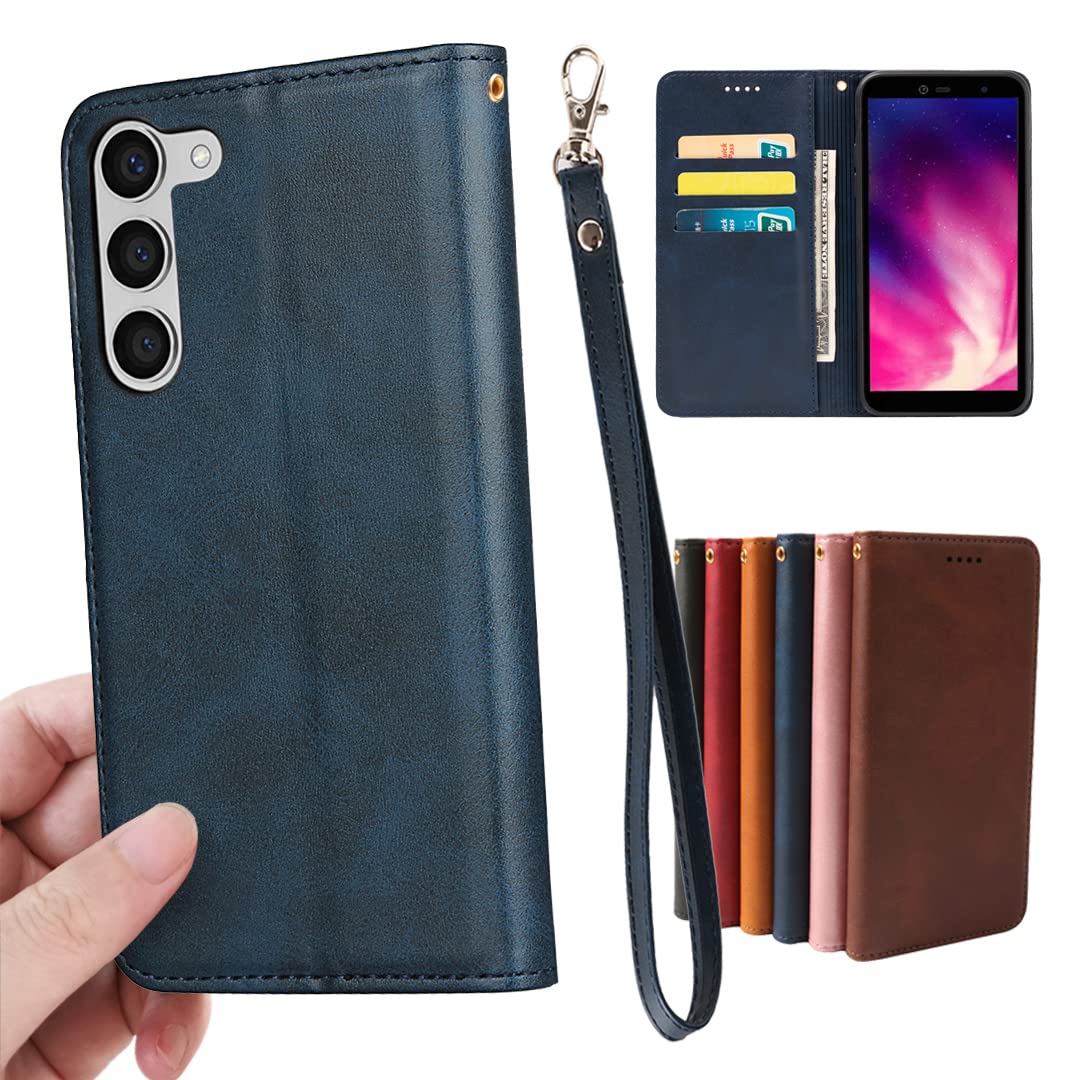 適用 Galaxy S23 5G SC-51D SCG19 ケース 手帳型 ストラップ 同梱 ギャラクシーS23 カバー 手帳 カード収納 耐衝撃