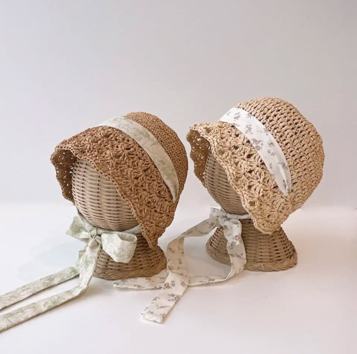 straw bonnet 】麦わらボンネット | rinnemade