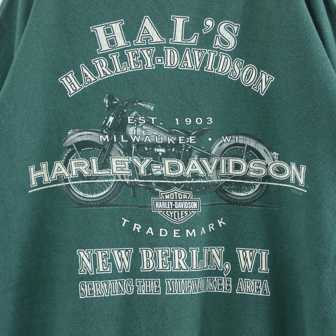 Harley-Davidson ハーレーダビッドソン スウェット XL トレーナー 両面ロゴ