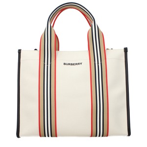 BURBERRY バーバリー レディース ハンドバッグ ファブリック ベージュ