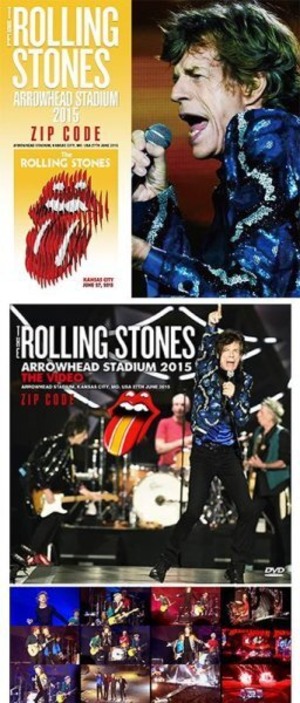 NEW  THE ROLLING STONES   ARROWHEAD STADIUM 2015  2CDR Free Shipping
