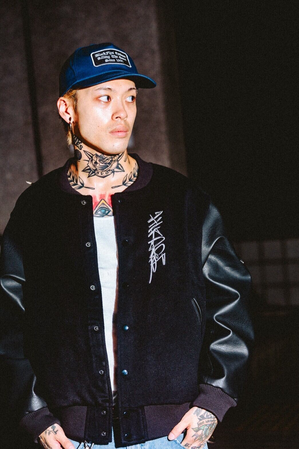 HIKAGE ジャケット ブラック XL HIKAGE VARSITY JACKET | HIKAGE ONLINESHOP
