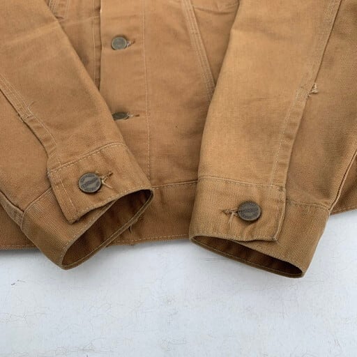 80's carhartt カーハート ダックトラッカージャケット ブラウン 70506タイプ ワークジャケット CRAFTED WITH ORIDE  IN USA サイズ42 USA製 希少 ヴィンテージ BA-998 RM1367H | agito vintage powered by BASE