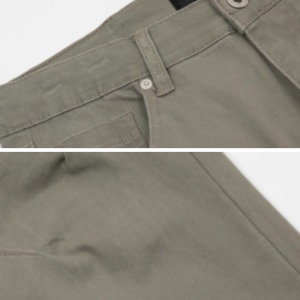 ウォッシュドストレートシンプルパンツ　0885