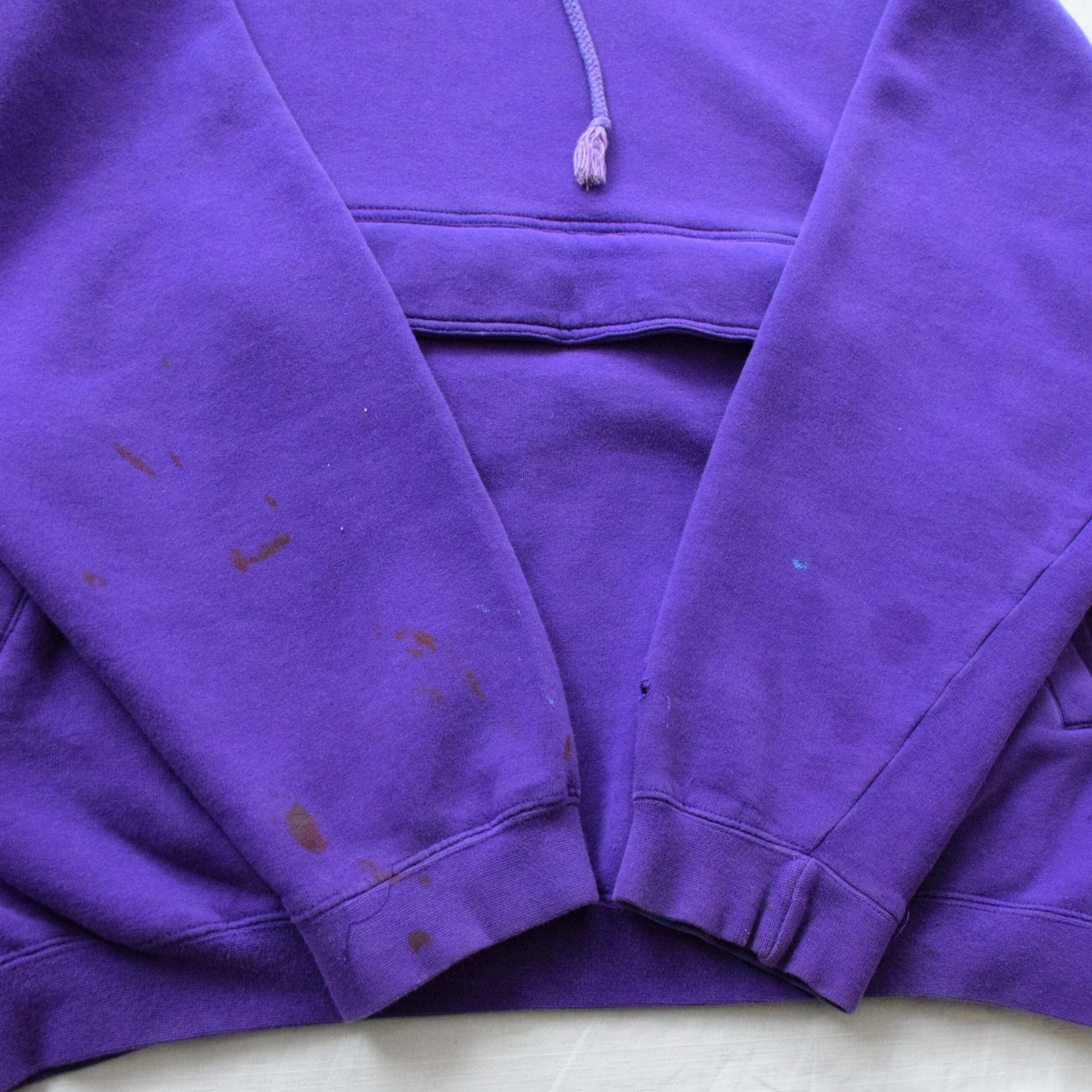 90's GAP スウェット アノラック パーカー メンズ XL パープル