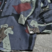 art pattern silk shirt