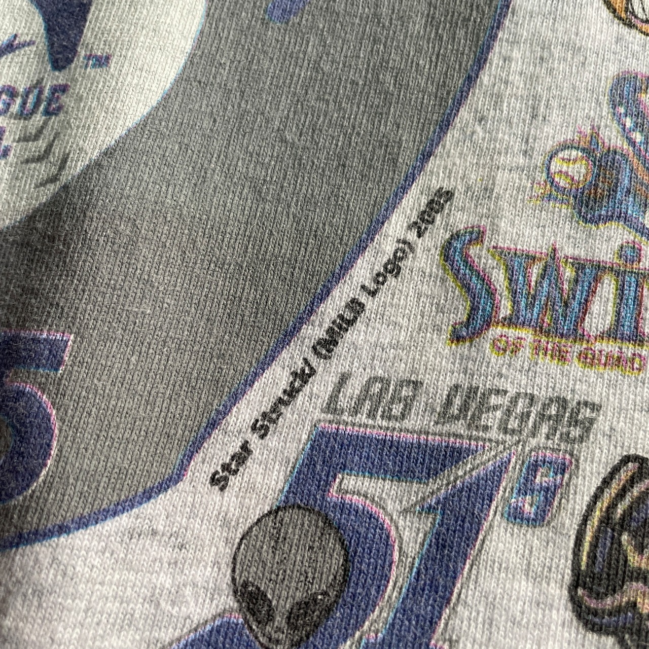 00年代 MiLB マイナーリーグ チームロゴ 両面プリント Tシャツ メンズ 
