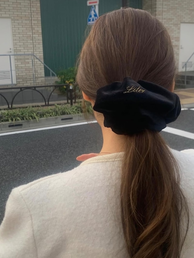 (予約) LITER / Merry velvet scrunchie 2color