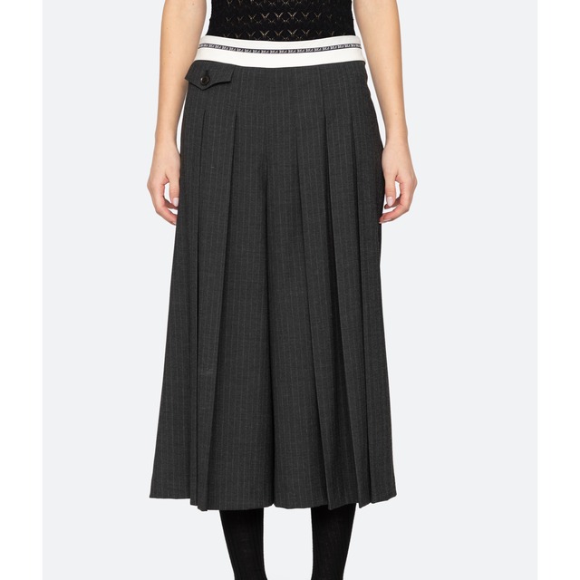 SEA NY　JOHANNA PINSTRIPE CULOTTES　GREY