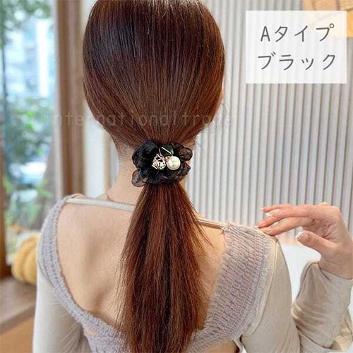 予約 レディースアクセサリー ヘアゴム5個セット パールシュシュ おしゃれ レディース ヘアアクセサリー シンプル パール付き 普段使い トレンド お出かけ ヘアアレンジ カジュアル 髪留め エレガント 大人 女性 かわいい 可愛い cw-a-6346