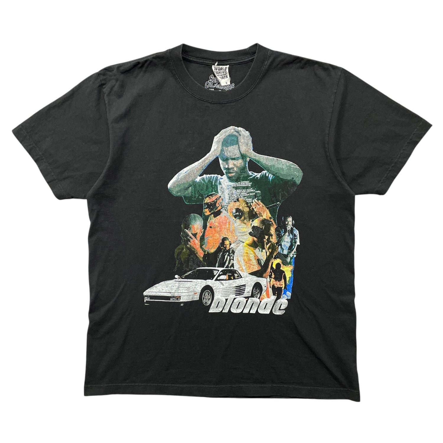 Frank Ocean blonded Tシャツ XL マーチ 黒 Frank Ocean Blond Graphic