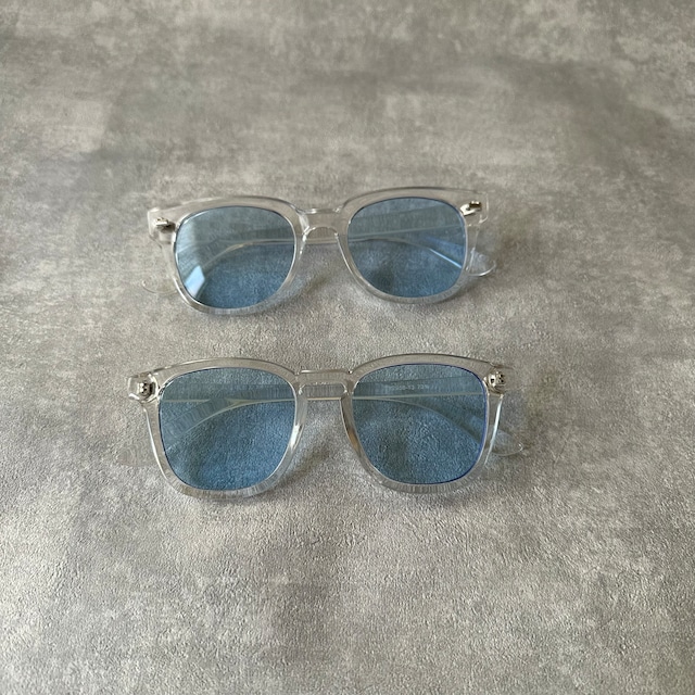 Clear frame light blue