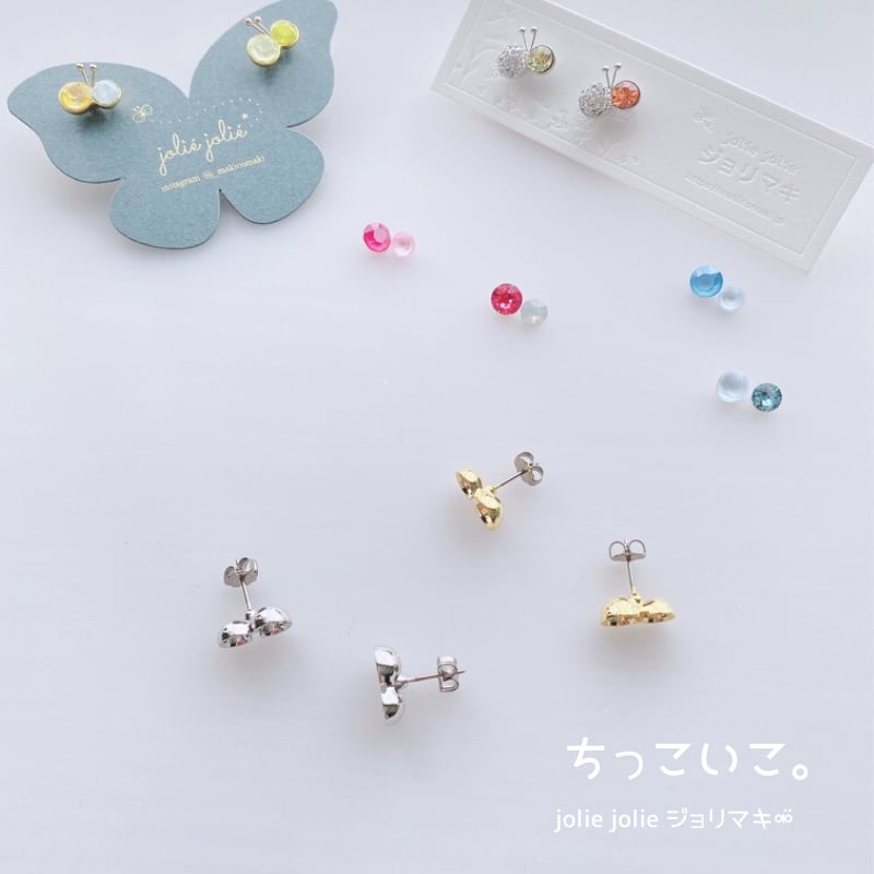 ちっこいこ。イヤーアクセサリー＆ネックレストップ SET