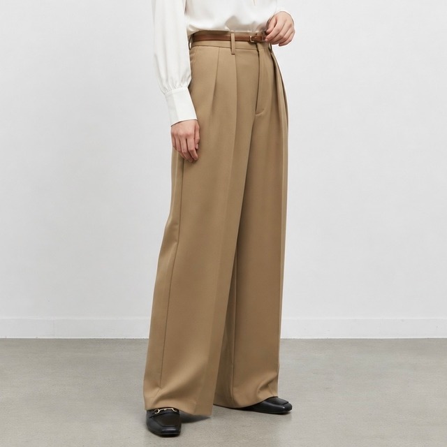 タックワイドパンツ26705-711}