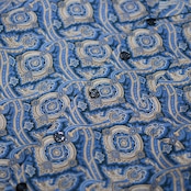 paisley pattern cotton pajama shirt