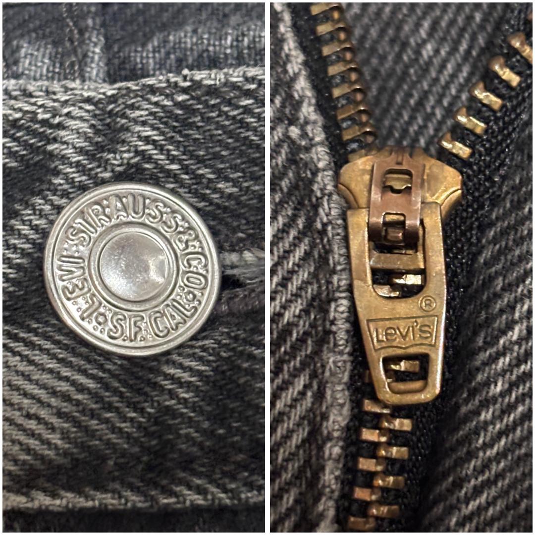 リーバイス505 W34 ブラックデニム ヒゲ 古着 00s Y2K 21367 | fuufu