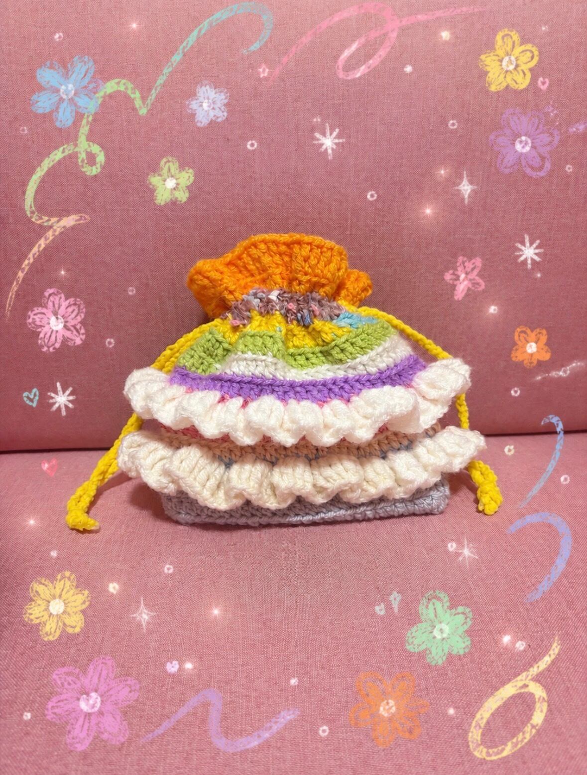 かわいいハートのバッグチャーム♥ピンクに染めたミンクファー♥ | PAY ID