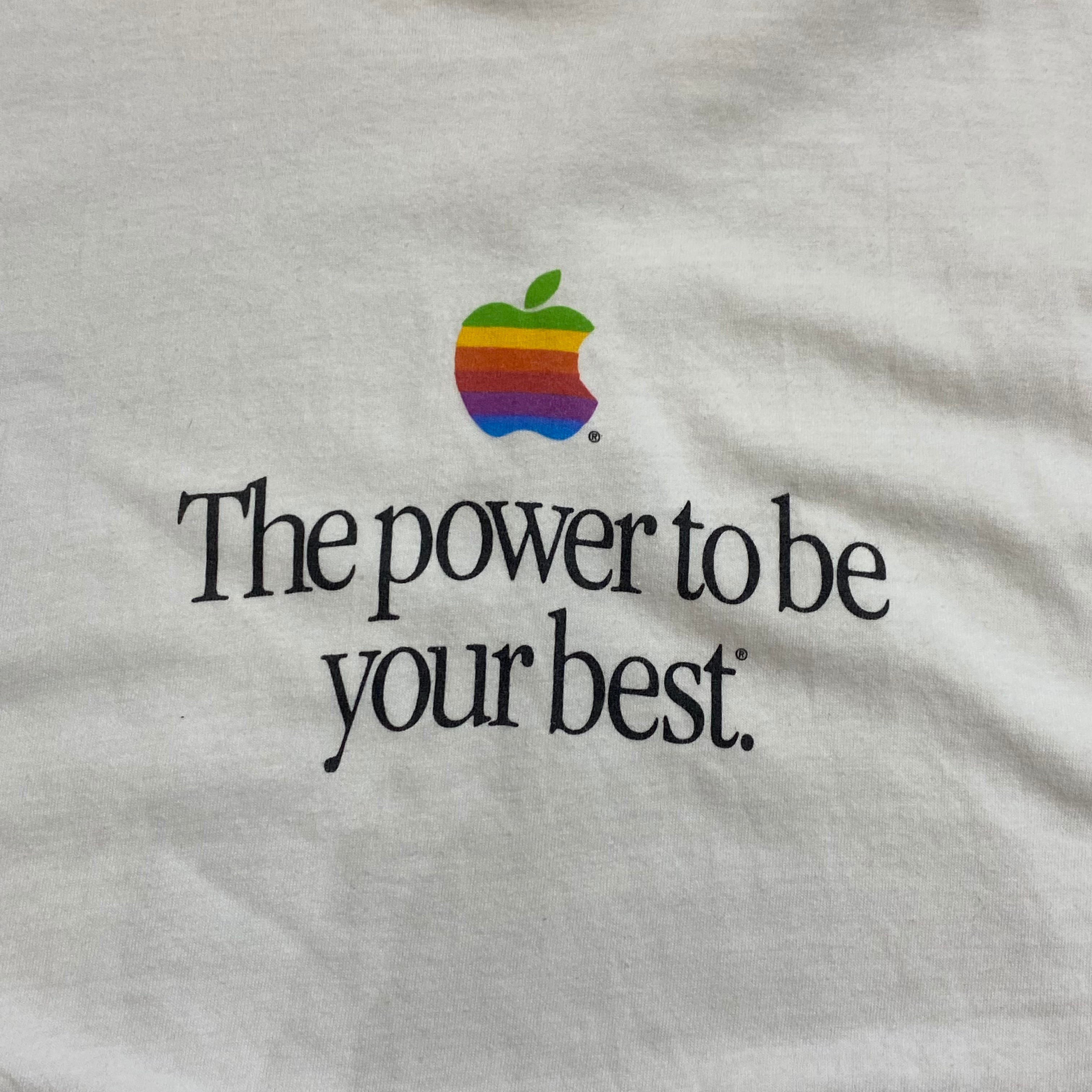 希少90'S当時物 Apple 企業Tシャツ ヴィンテージ USA製 サイズXL