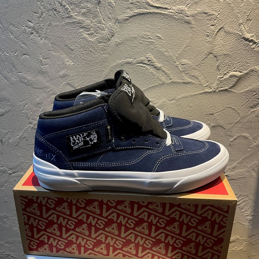 VANS PALACE ヴァンズ パレス HALF CAB GORE-TEX スニーカー ネイビー