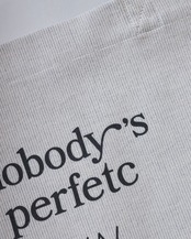 WV Original / nobody’s perfetc Tote Bag - White