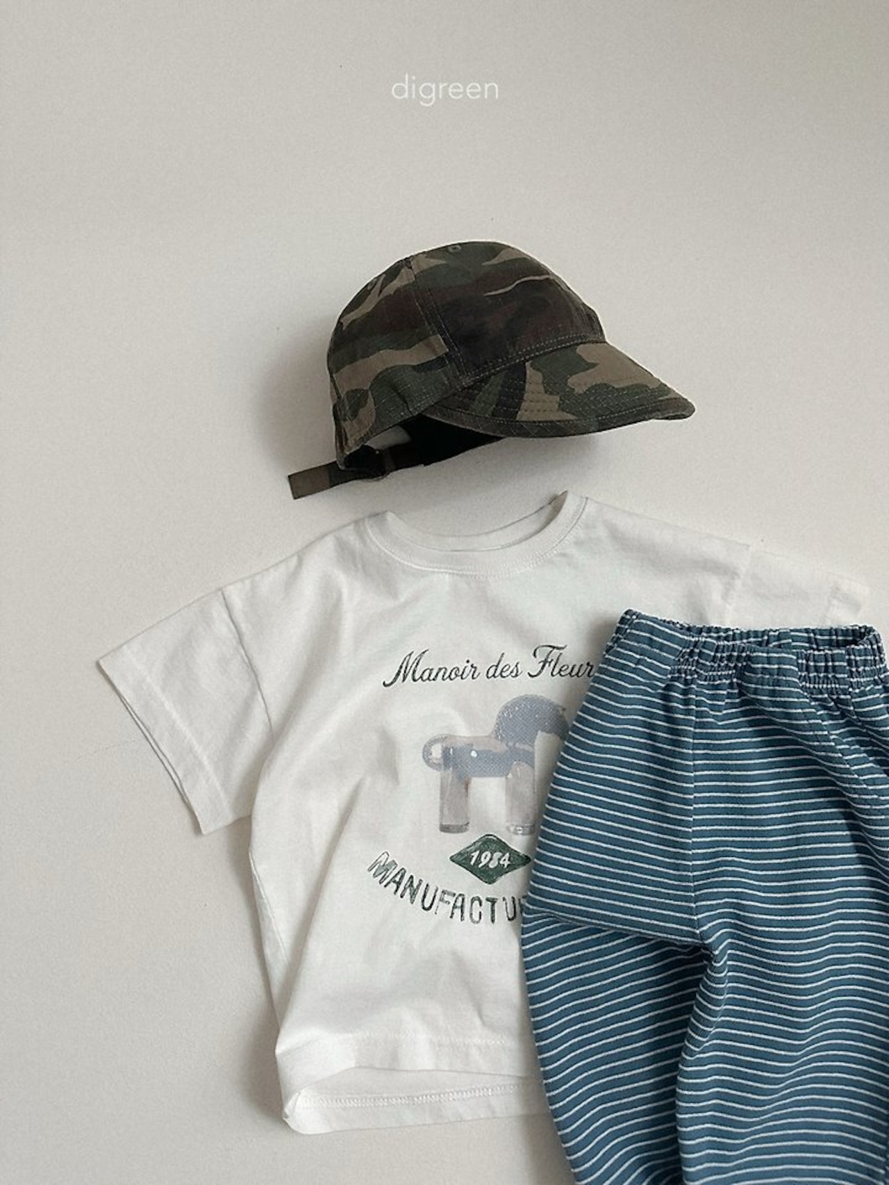 韓国子供服 / Digreen / 26Autumn / camo cap / キャップ *one size*