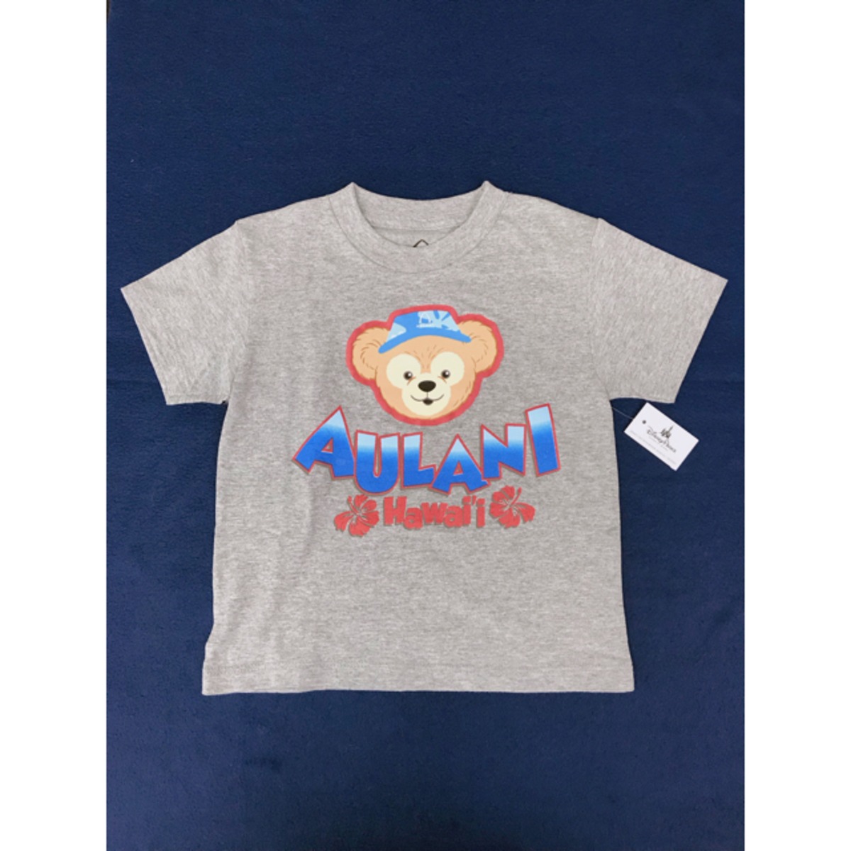 AULANIディズニー 限定 ハワイアン ダッフィー キッズ Tシャツ | msfun808