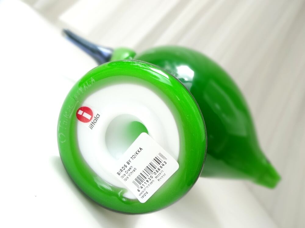 iittala / イッタラ Birds by Toikka Green Ibis バード