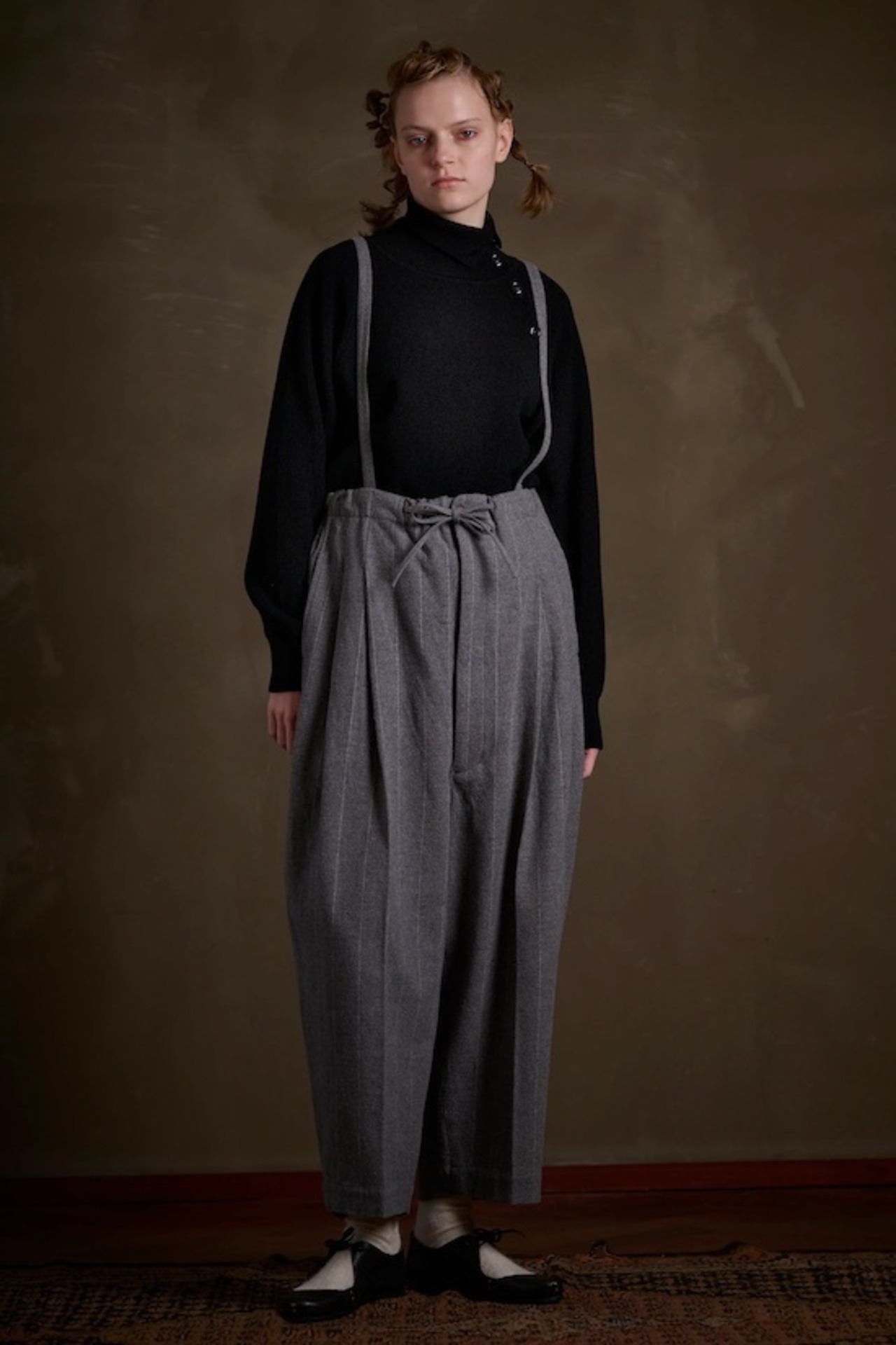 HAVERSACK 432520 10G片畦ハイネックセーター