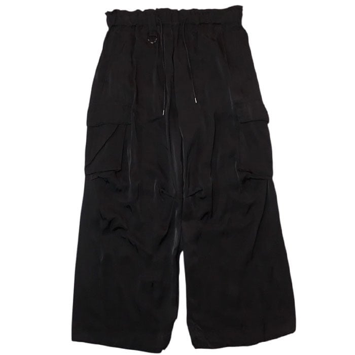 kiryuyrik キリュウキリュウ / Satin Cargo Pants (black) [kiryuyrik
