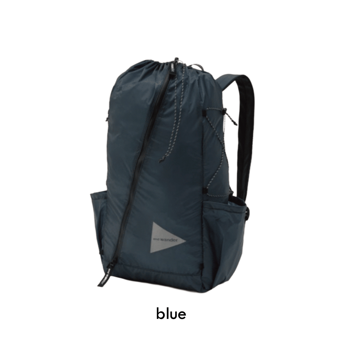 and wonder アンドワンダー silシルデイパック青