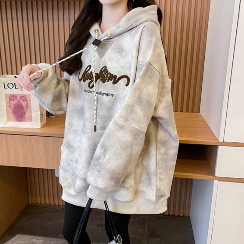 オーバーサイズ 裏起毛 パーカー 00142