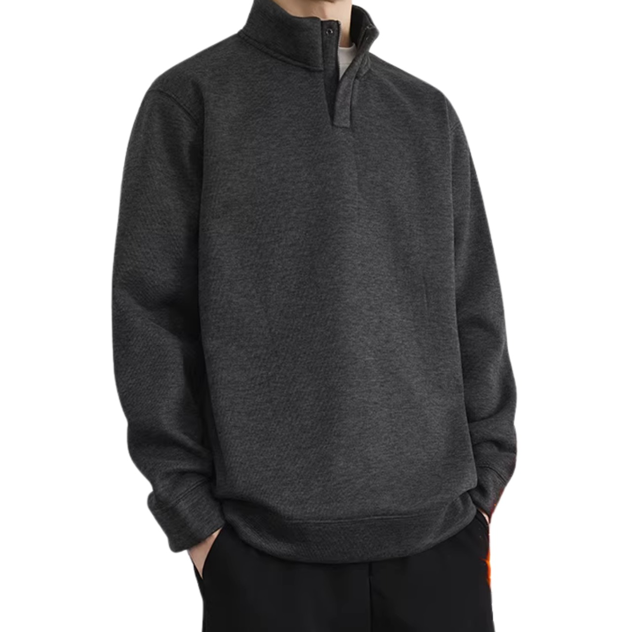 スタンドカラープルオーバー　TB1810・画像3