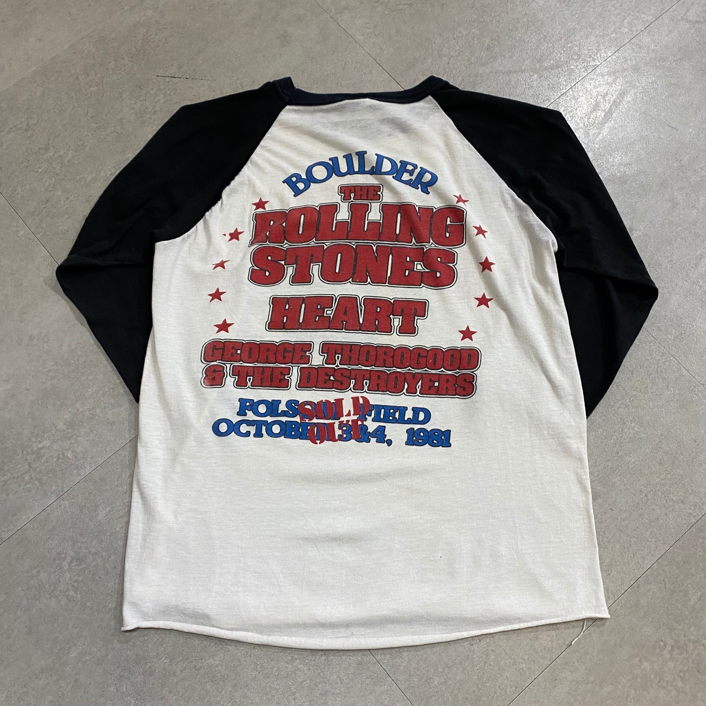 80年代 USA製 size:L【 THE ROLLING STONES 】ローリング