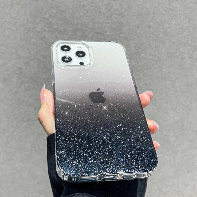 iPhone14 Pro Max/13/12ケース 星空モチーフ クリア キラキラ