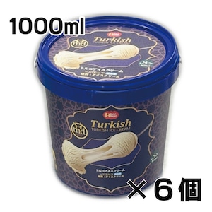 トルコアイス（ミルク）アイスバケツ1000ml×6本入【送料込】 Dondurma1000ml×6pc MILK