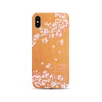 花見 - 和風 モダンウッドiPhoneケース / 天然木【24SS】