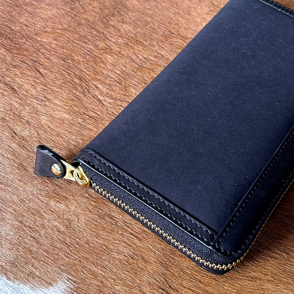 BAGGY PORT】バギーポート高密度ミリクロス長財布ラウンドファスナー