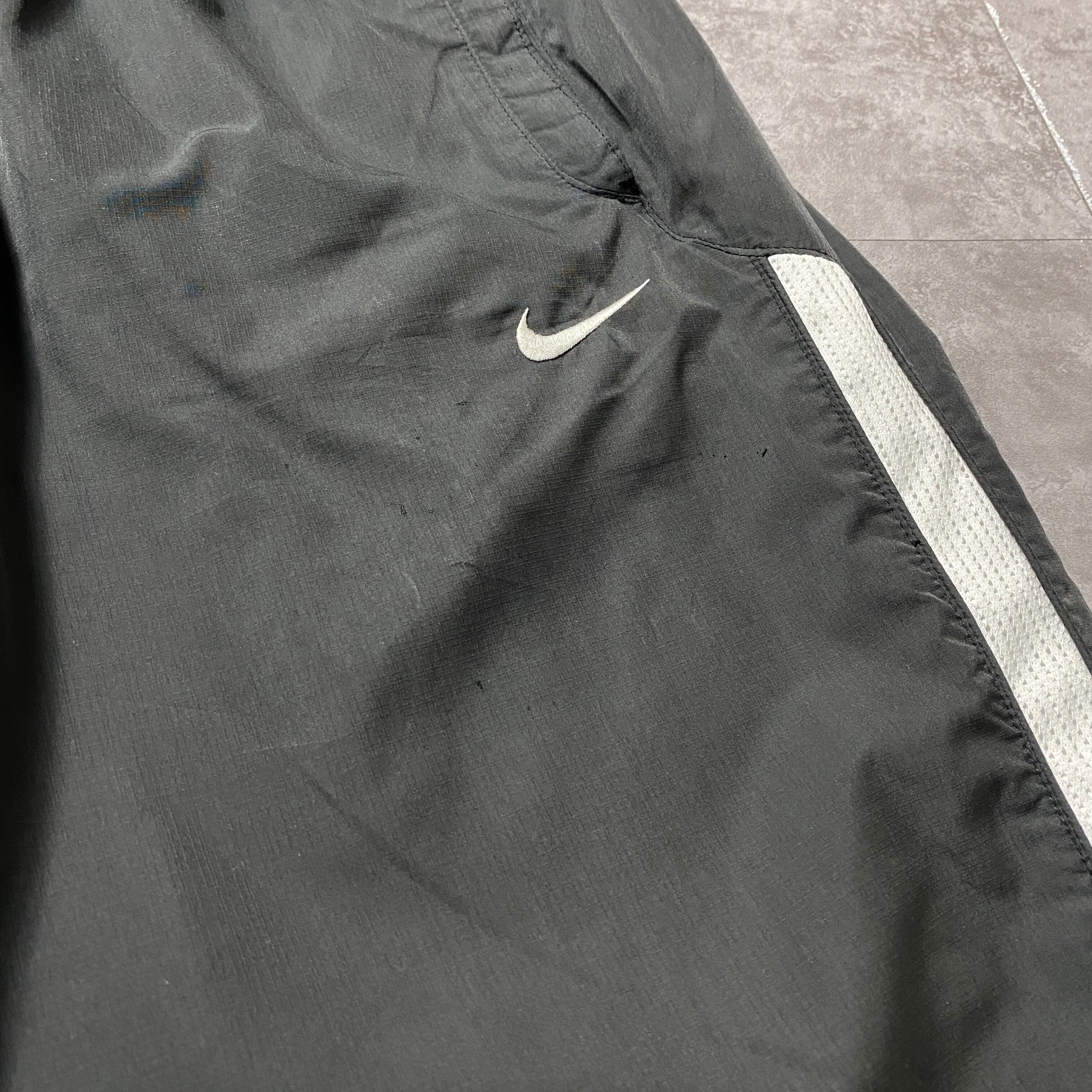 00's NIKE ナイキ スウォッシュ 刺繍ロゴ サイドライン XLサイズ