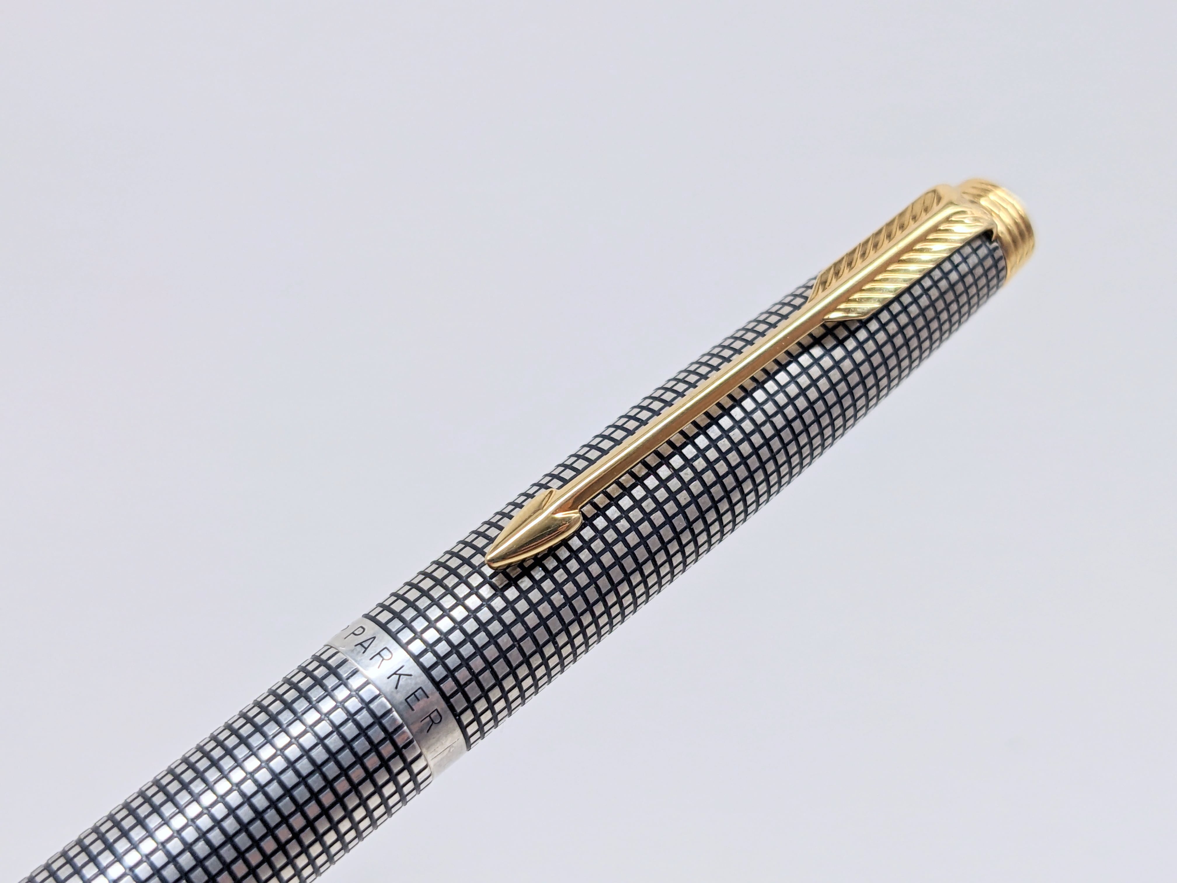 70s パーカー 75 PARKER 75 Crosshatch grid （極細字） 14K 02816
