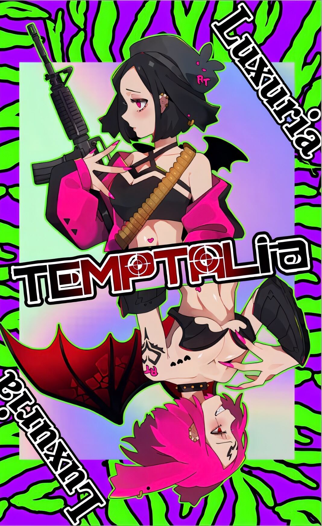 七つの大罪】擬人化 リアルver. ステッカー | TEMPTALia / SPECTALia