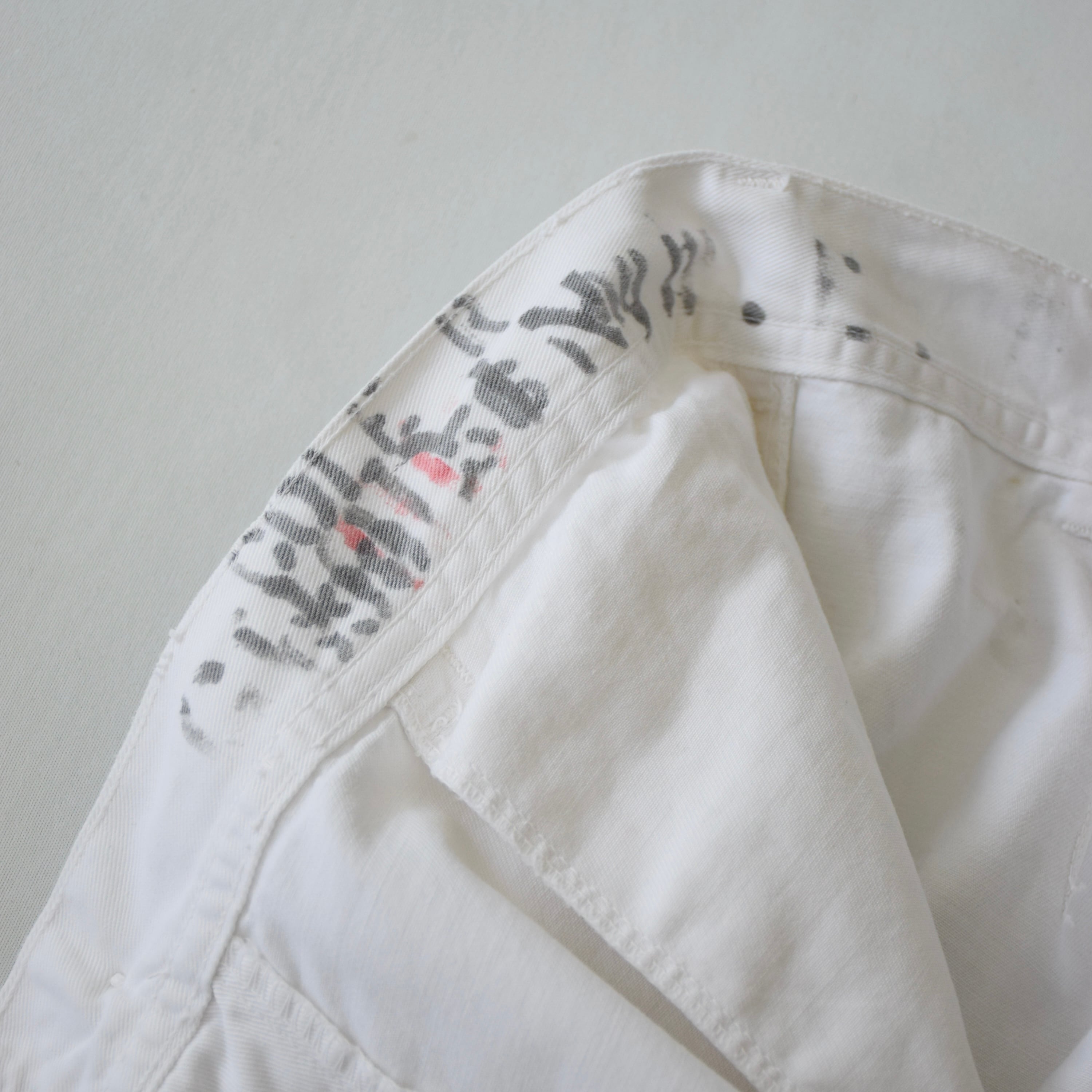 40~50's U.S.NAVY セーラーパンツ 巻きパン メンズ W30 L27 ホワイト