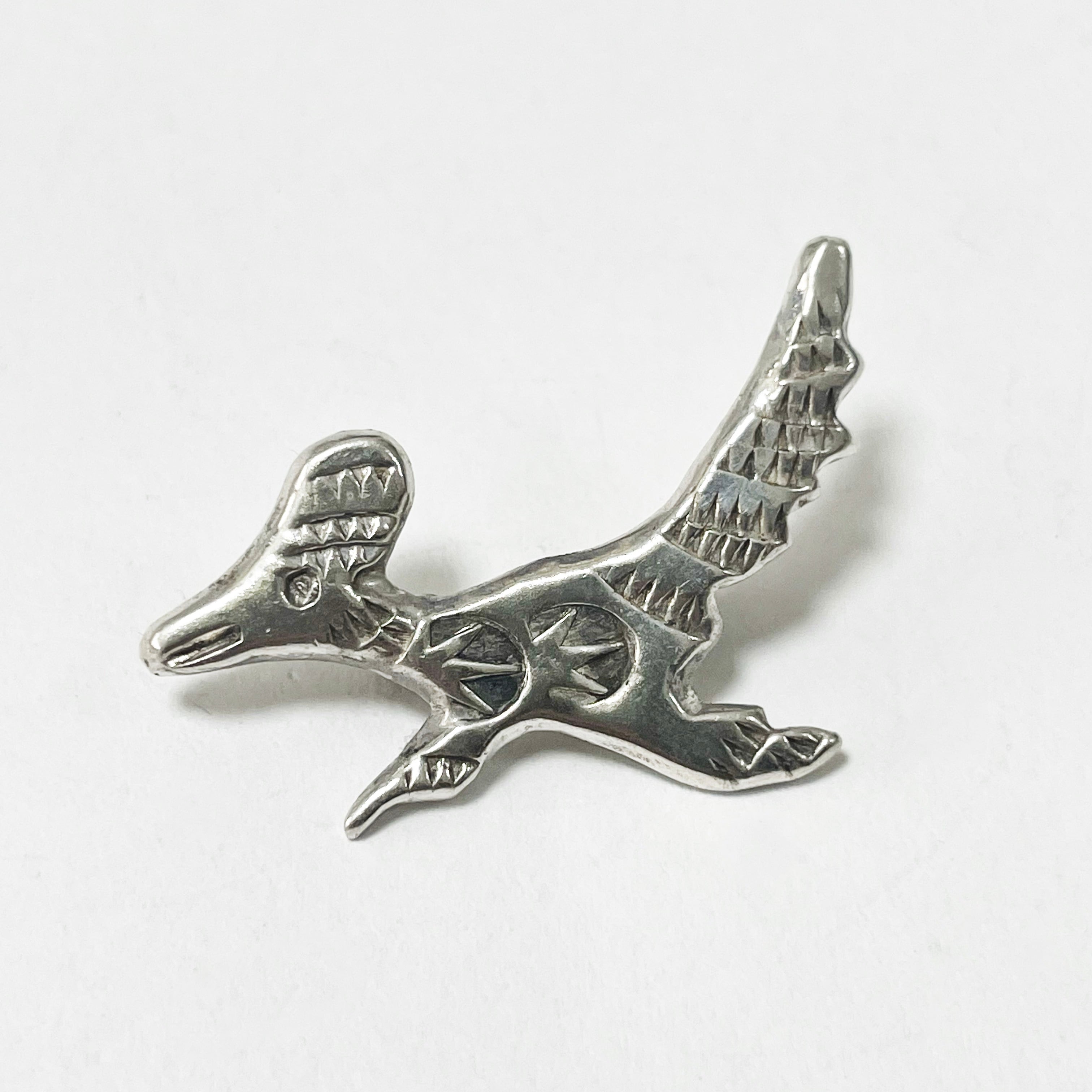 ヴィンテージ メキシコ製 シルバー925 ブローチ 鳥 ロードランナー ヴィンテージ メキシコ製 シルバー925 ブローチ 鳥 ロードランナー