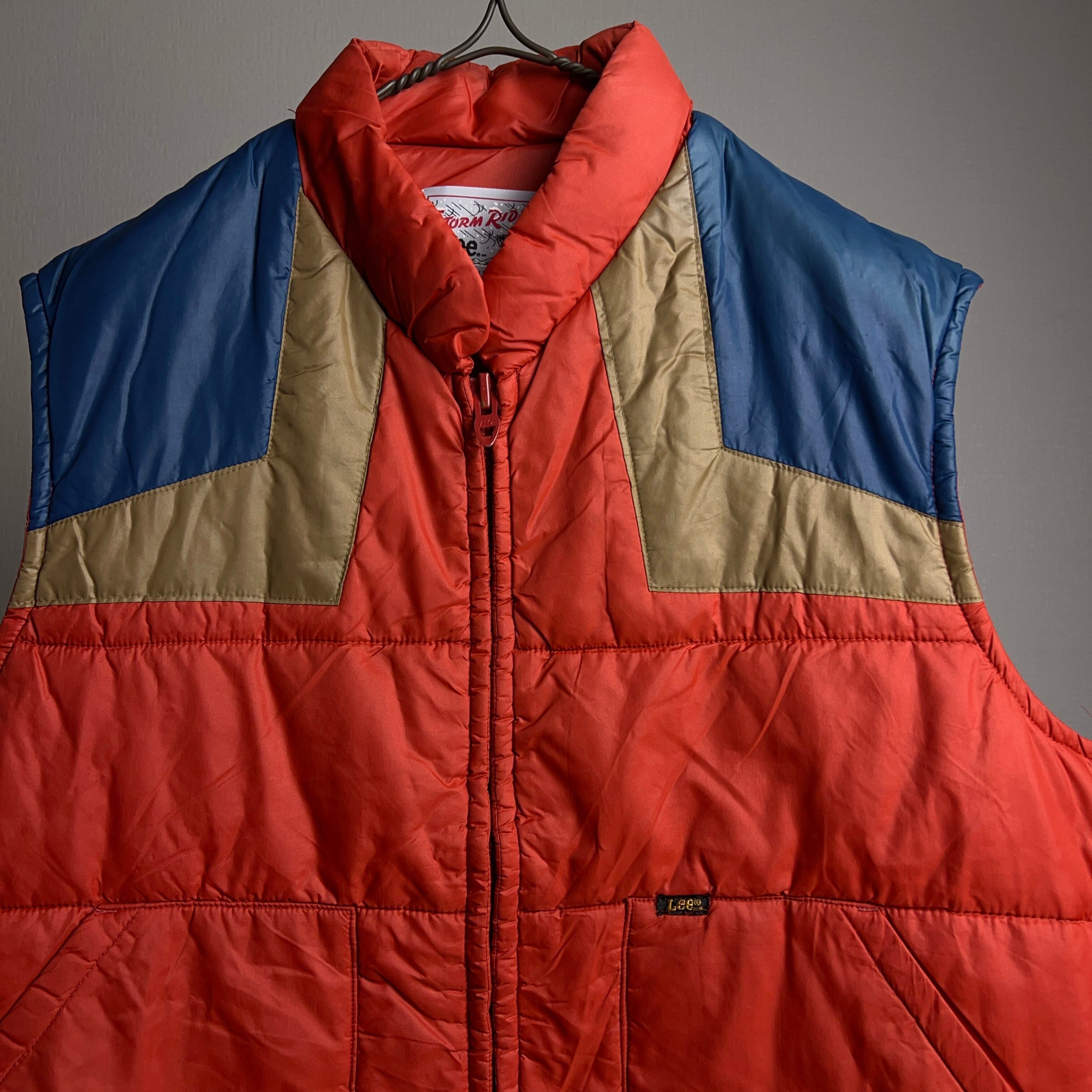 80's Lee Storm Rider Down Vest USA製 SIZE XL 80年代 リー ダウン 