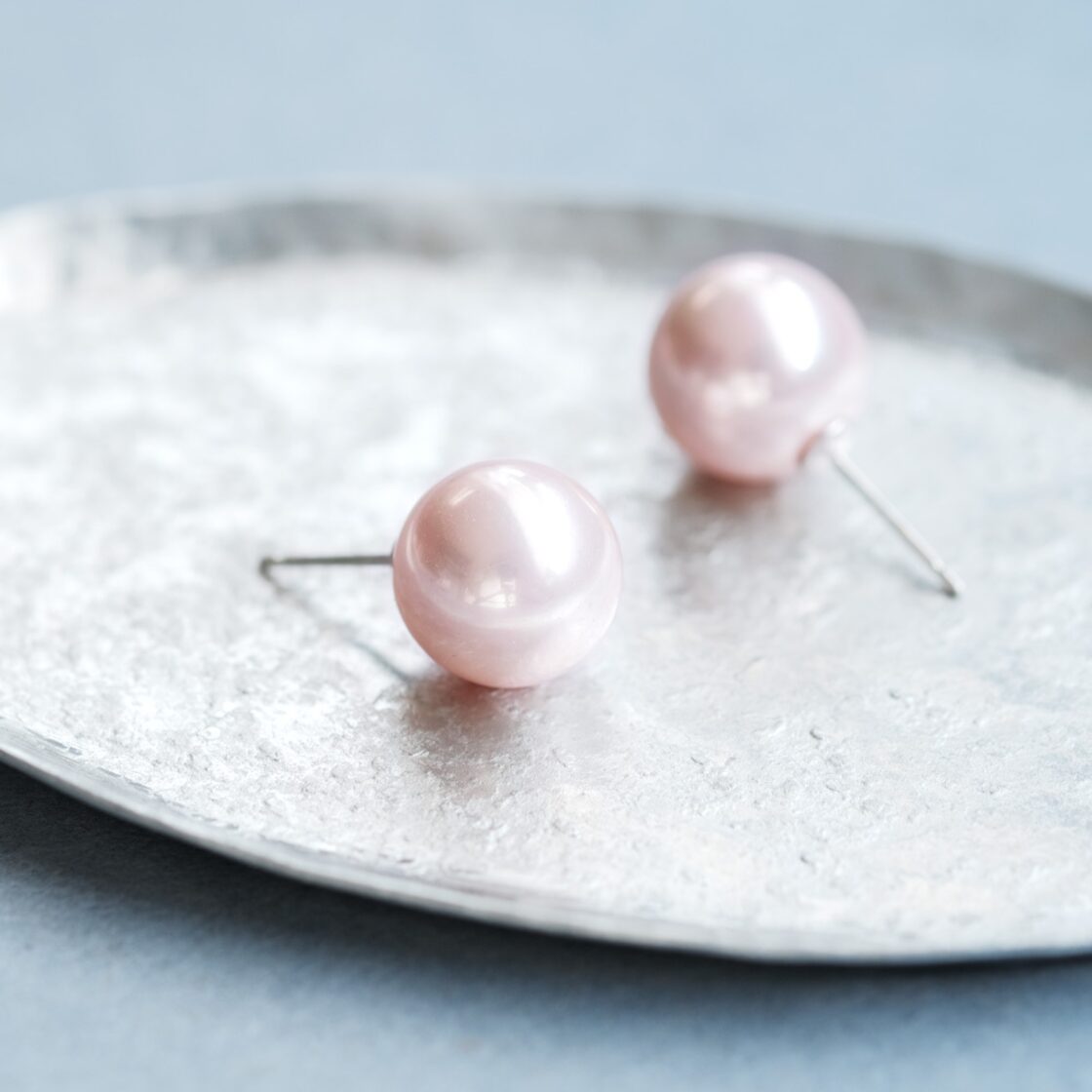 12mm ピンク パール ピアス シルバー925 | Pay ID